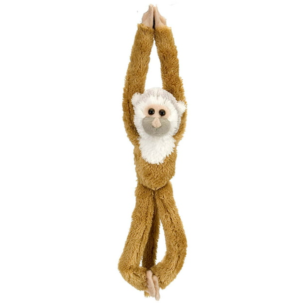 Two 18" Plush Hanging Monkeys STUFFED ANIMAL HANDS monkey VALENTINES DAY